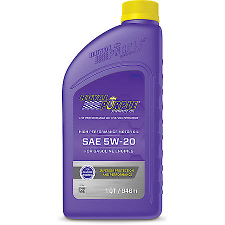 High Performance SAE 5W20 Synthetic Engine Oil, API Certified, 1 QT