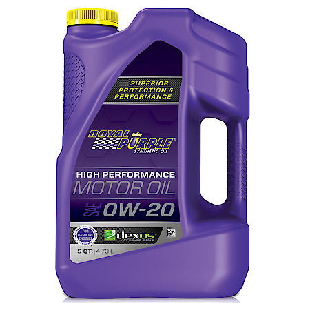 API-Licensed SAE 0W-20 High Performance Synthetic Engine Oil (5 Quart)