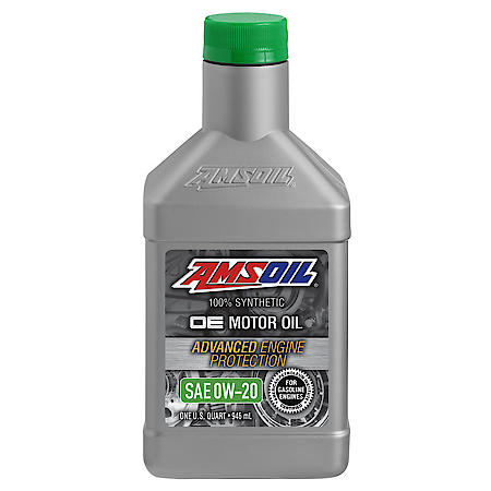 0W-20 Full Synthetic Motor Oil, Helps Extend Engine Life, 1 Quart