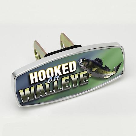 HitchMate Premier Series Hitch Cap Hooked on Walleye