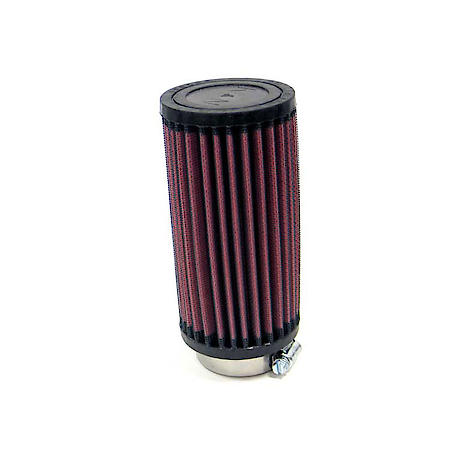 Universal Clamp On Reusable Air Filter: Flange Diameter 1.9", Filter Height 6", Flange Length 0.6"