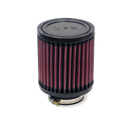 Universal Clamp On Reusable Air Filter: Flange Diameter 2.1", Filter Height 4", Flange Length 0.9"