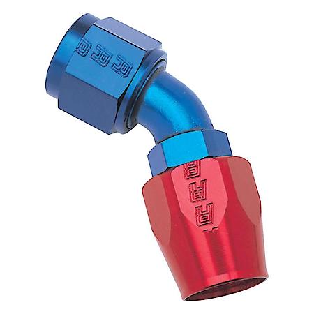 Hose End, Red/Blue, 45°
