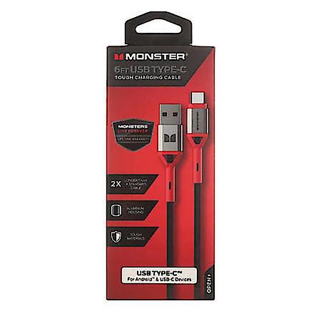 6 Foot USB-C Nylon Charge & Sync Cable