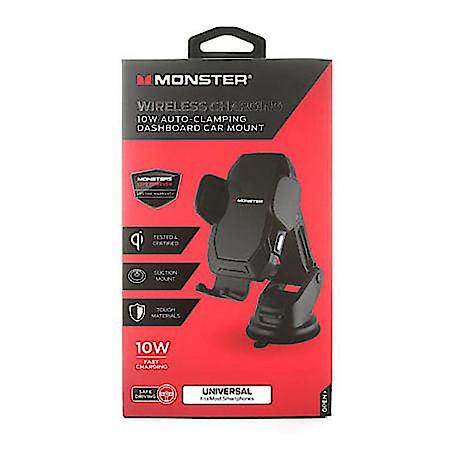 Qi Wireless Charging Car Mount with Dash Mount