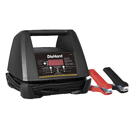 5-in-1 6V/12V 6-Amp Battery Charger and 125-Amp Engine Starter: 40-Amp Boost