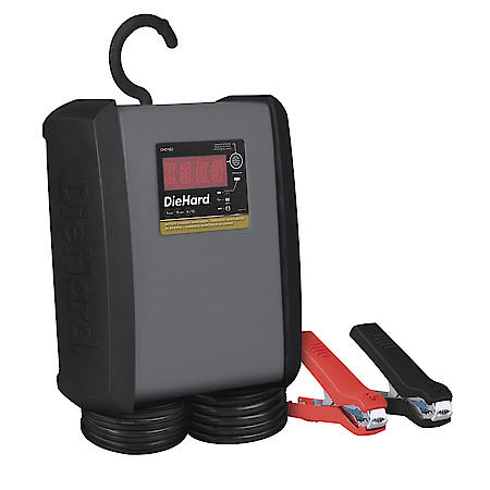 3-in-1 6-Volt/12-Volt 15-Amp Battery Charger and Maintainer: Digital Display