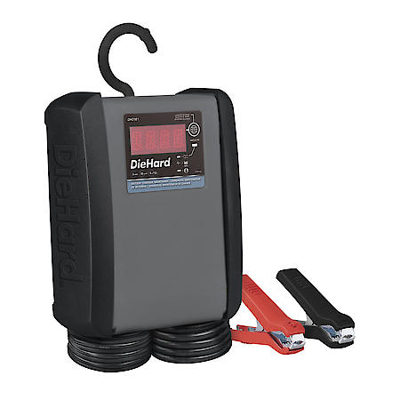 3-in-1 6-Volt/12-Volt 10-Amp Battery Charger and Maintainer: Digital Display