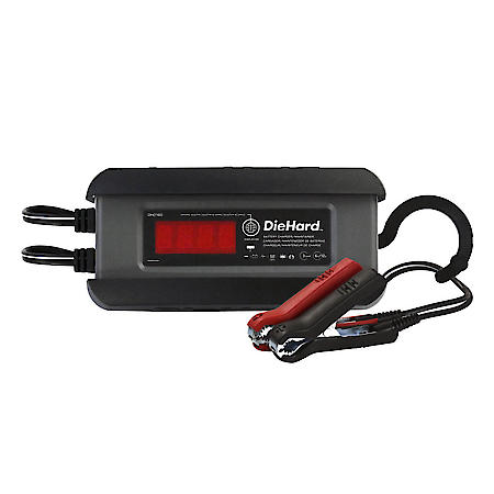 3-in-1 6-Volt/12-Volt 3-Amp Battery Charger and Maintainer: Digital Display
