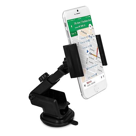 Dashboard Suction Cup Car Mount for Smartphones (Black)
