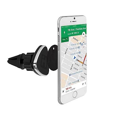 Magnetic Air Vent Mount System for Smartphones (Black)