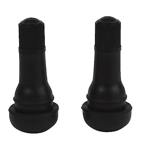 TR413 Tubeless Tire Valves - Black, 1.25" Long, 2 Pack