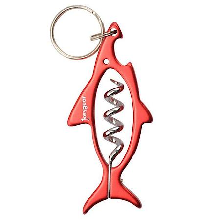 Shark Key Chain Corkscrew
