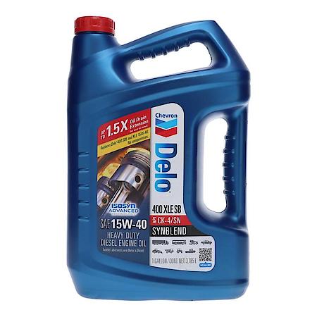 Delo SynBlend Heavy Duty Diesel Engine Oil: 15W-40, 1 Gallon