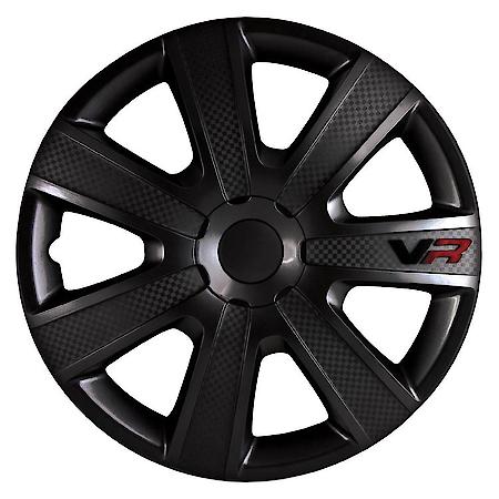 16 inch Black VR Carbon Wheel Cover Kit (4 pack)