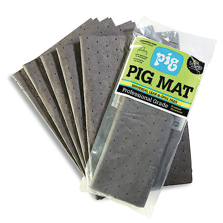 Universal Light-Weight Absorbent Mat, 5-Pack
