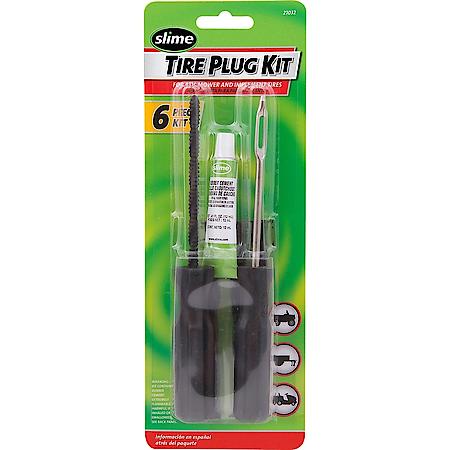 6-Piece Tire Plug Kit for ATVs, Wheelbarrows & More