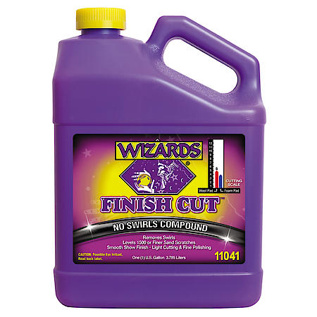 Finsh Cut No Swirls Compound: No swirls, easy clean up., 1 Gallon