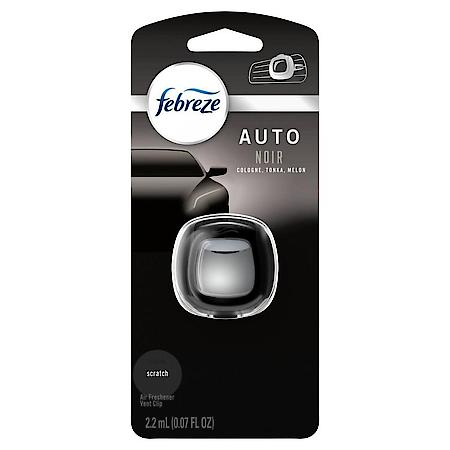Auto Vent Clip Air Freshener, Noir, 1 Pack
