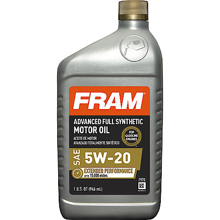 Full Synthetic 5W-20 Motor Oil - Extended Performance, 1 Quart