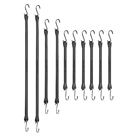 10 Piece Tarp Strap Value Pack Assortment