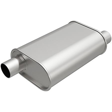 4.25 X 7.75in. Oval Turbo Performance Exhaust Muffler