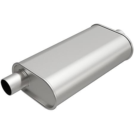 4.25 X 7.75in. Oval Turbo Performance Exhaust Muffler