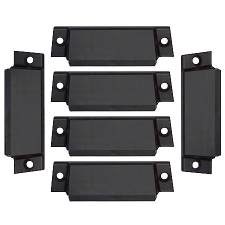E-Track End Cap Heavy Duty Plastic 6 Pack