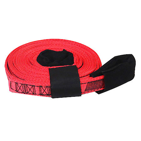1 in x 15 ft Heavy Duty Tow Recovery Strap 7,000 lb.