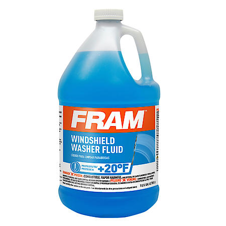 Windshield Washer Fluid: 20 Deg. F Protection, All Season Formula, 1 Gallon
