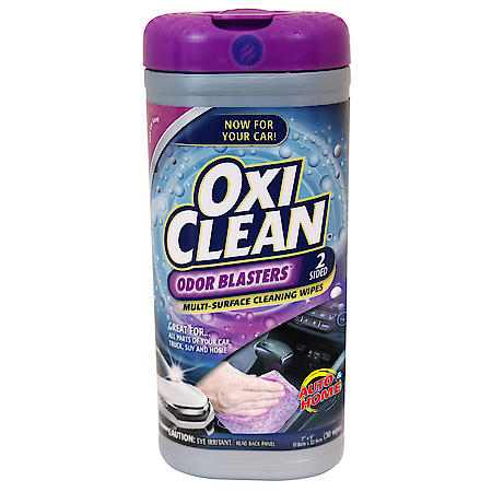 Odor Blasters Multi-Surface Wipes: 2-Sided  Scrubbing & Cleaning Wipes, 30 Pack
