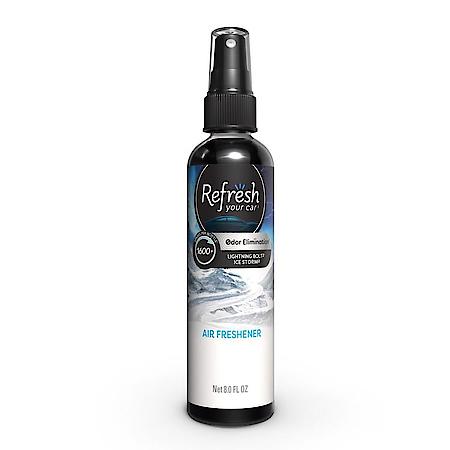 Pump Spray Air Freshener: Lightning Bolt/Ice Storm Scent, 8 Oz
