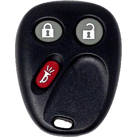 GM Black Replacement Remote Shell, 3 Buttons