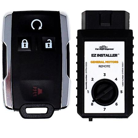 Replacement GM Keyless Entry Remote with EZ Installer, 4 Buttons