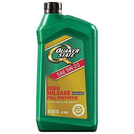 Full Synthetic High Mileage 5W20 Motor Oil, 1 Quart