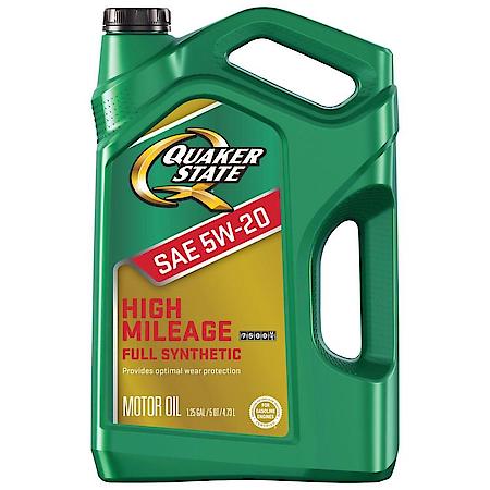 Full Synthetic High Mileage 5W20 Motor Oil, 5 Quart