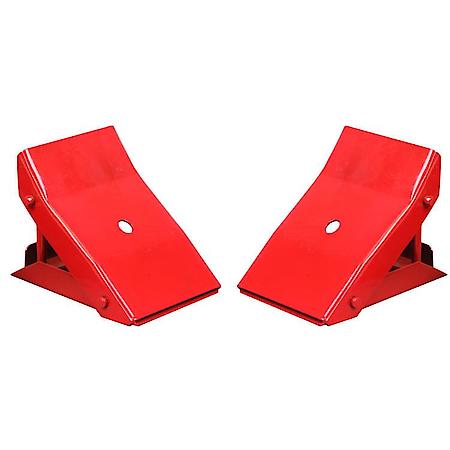 2 Pack Steel Wheel Chock Foldable Tire Stop for Car