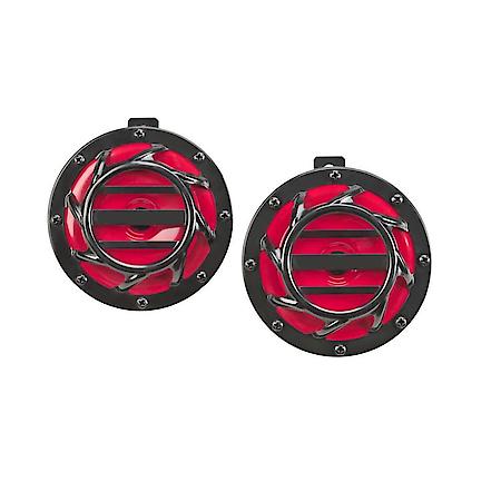 Big Red Disc Horns: 123mm, 110 dB, 2 Pack