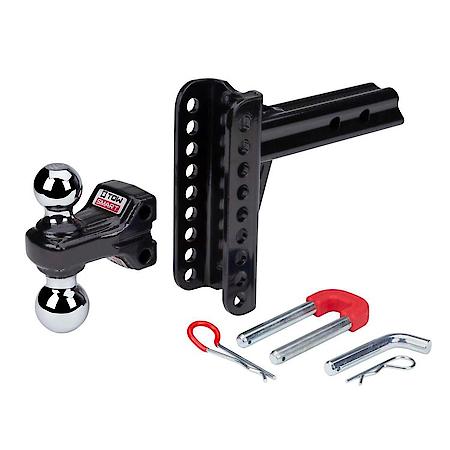 Class V, Adjustable X-Mount Trailer Hitch Dual Ball Mount, 14,000 lb.