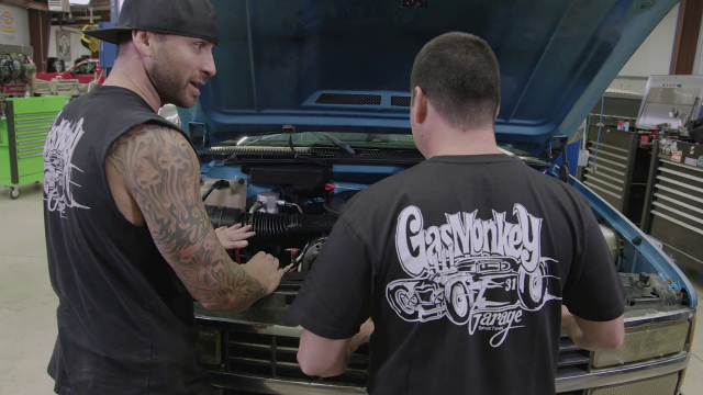 Gas Monkey Garage Changing the Alternator and Battery 
