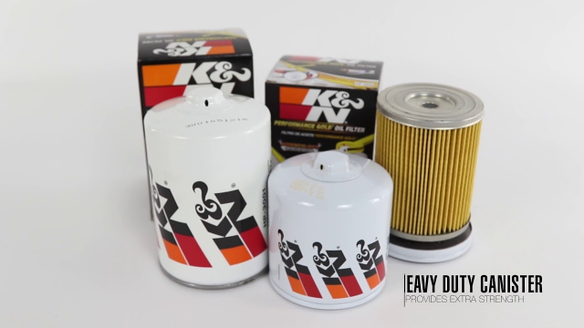 K&N Performance Gold Wrench-Off Oil Filters 