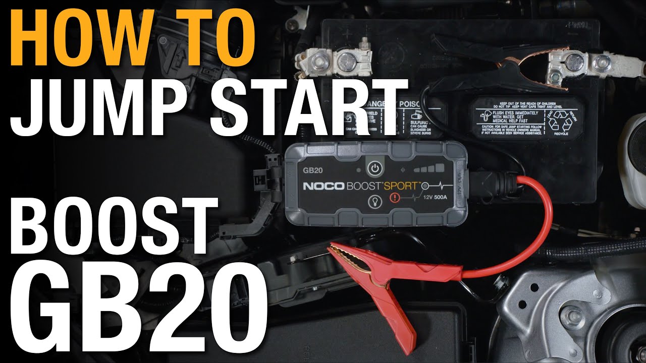 How to jump start using your NOCO Boost GB20 