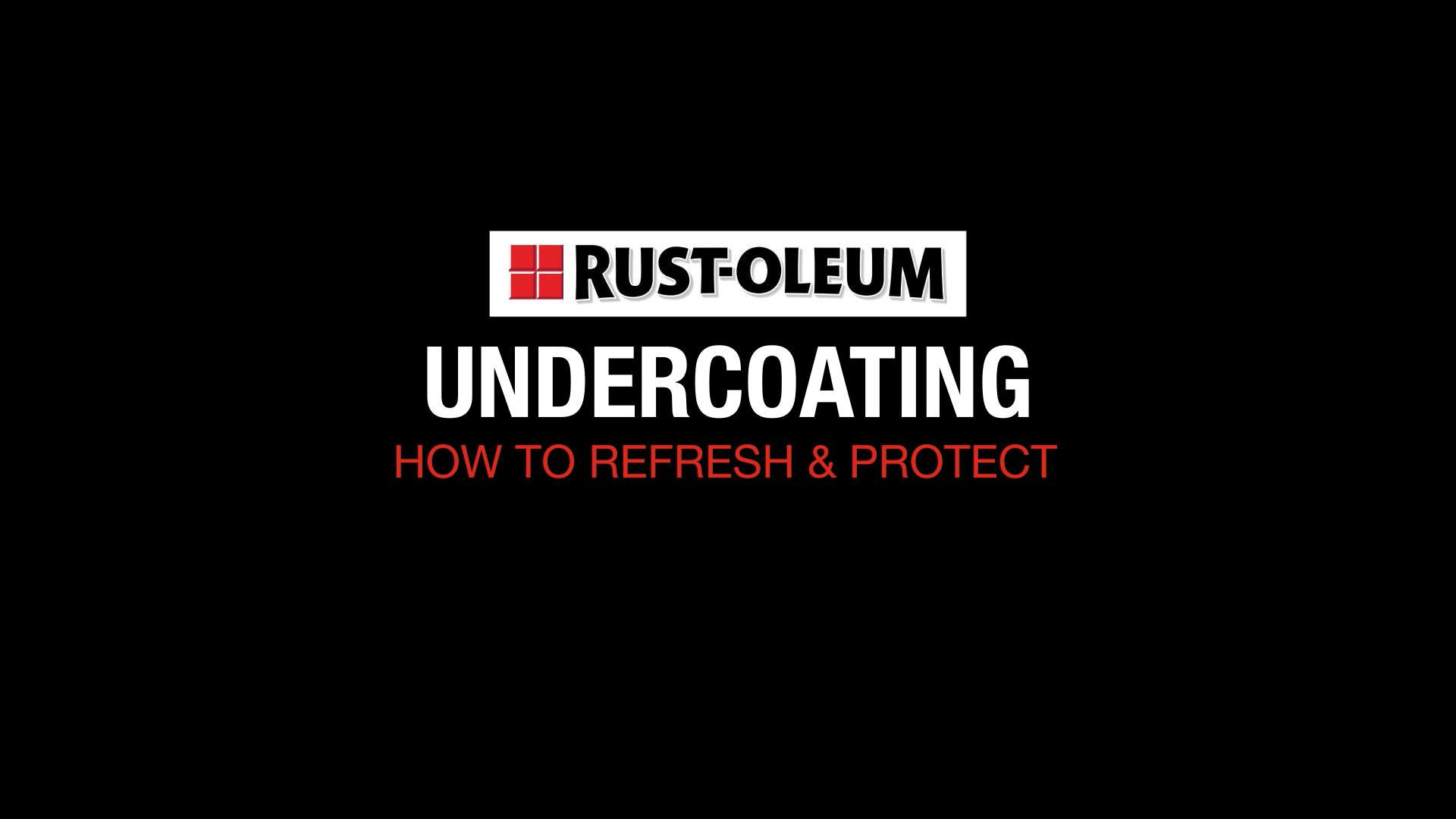 How to Video on Undercoating Pro Grade Spray 